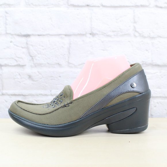 B-ZEES Shoes - B-ZEES Evie Brown Embellished Comfort Soft Arch Support Slip On Shoes Size 10 M